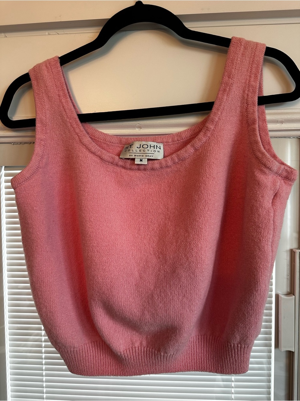 St. John Pink Sleeveless Knit Tank